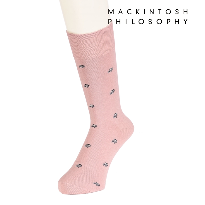 MACKINTOSH PHILOSOPHY クラシックカー クルー丈ソックス