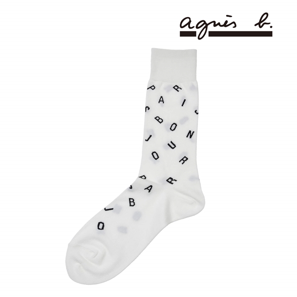 agnes b. アニエスベー ボンジュール クルー丈 ソックス