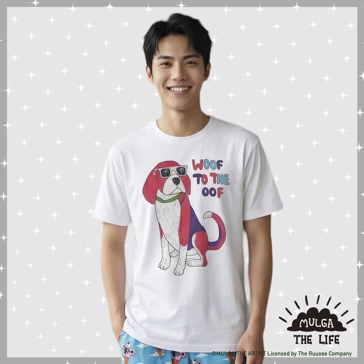MULGA(モルガ)】 Tシャツ アニマル柄 半袖 綿素材 (MG9F0101