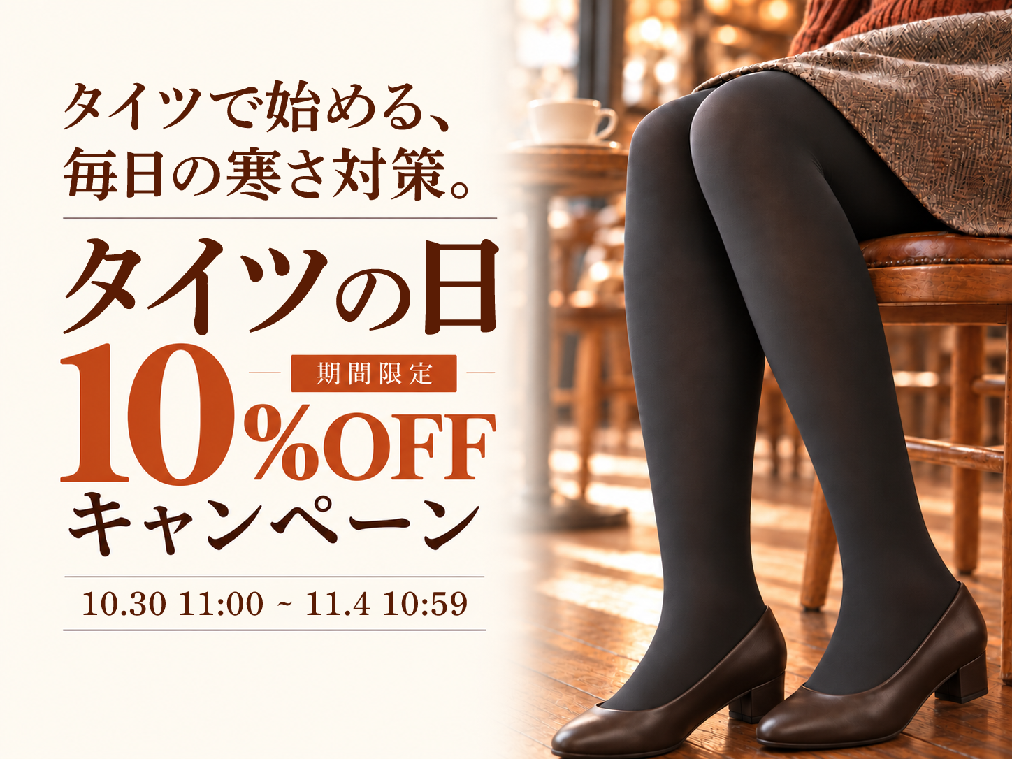 タイツの日キャンペーン！