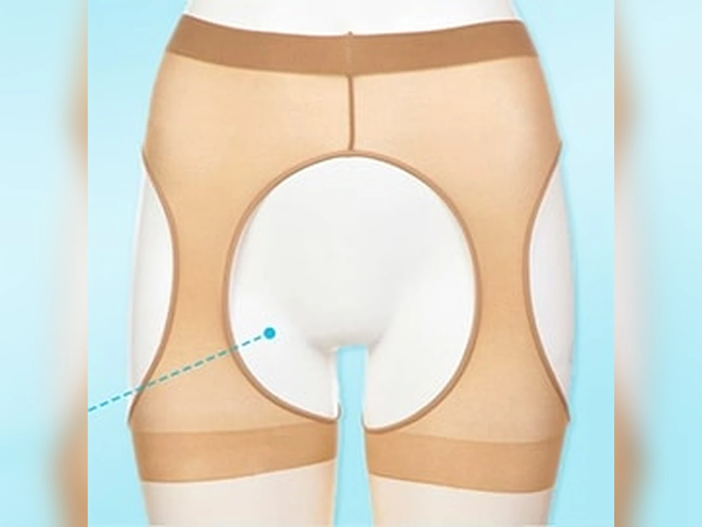 パンティ部が無いストッキング