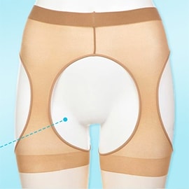 新定番！パンティ部レスストッキング