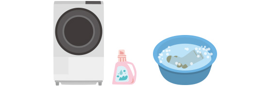 洗濯する