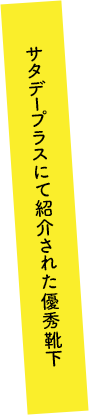 サタデープラスにて紹介された優秀靴下
