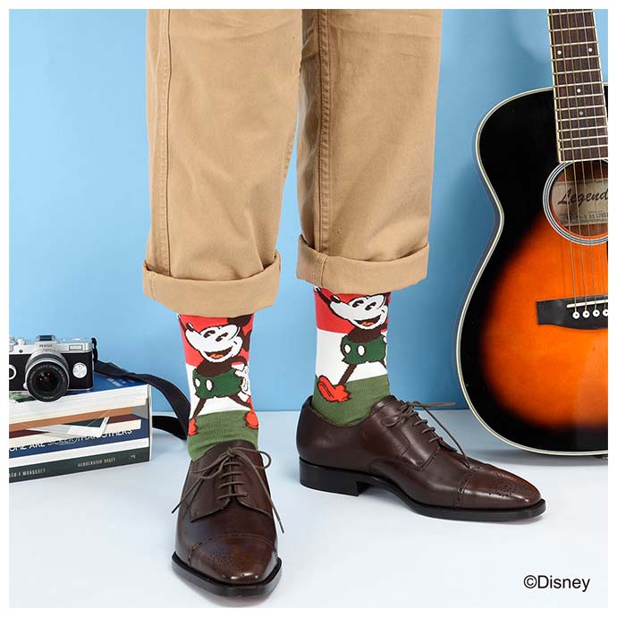 Disney (ディズニー) “ミッキー”  22cm クルー丈