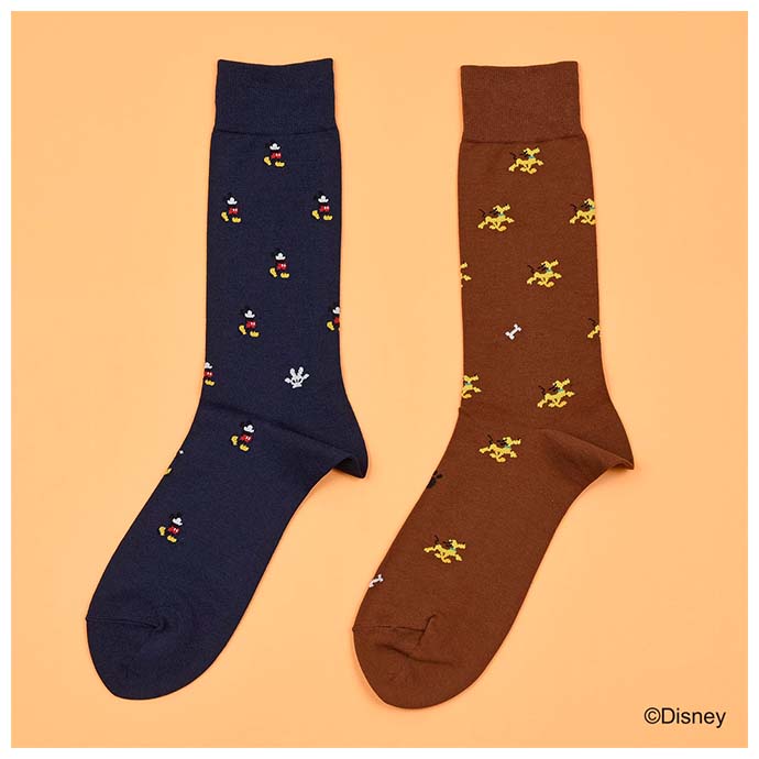 Disney (ディズニー) “ミッキー” “プルート”  クルー丈