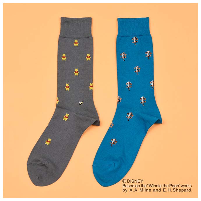 Disney (ディズニー) “くまのプーさん” “ティガー” クルー丈