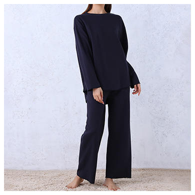 レディース fukuske INTIMATE 綿混 ロングスリーブ