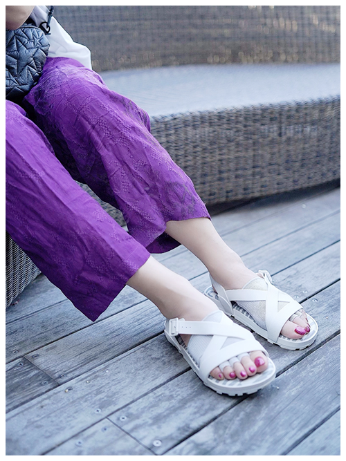 fukuske 表糸シルク100% 5本指 つま先なしソックス