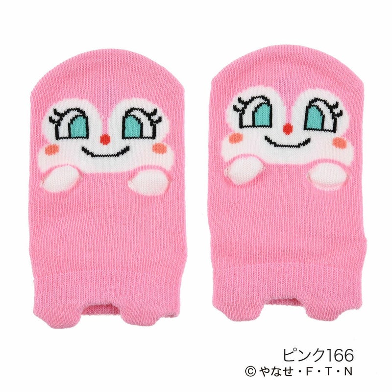 ベビーソックスばいきんまんドキンちゃんしょくぱんまんチーズ滑り止め付