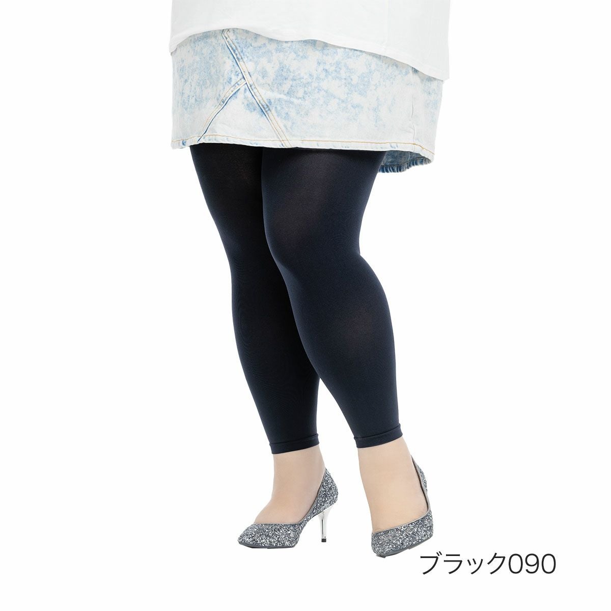 レギンス 10分丈 レディース momoske 無地 抗菌防臭 099-1001婦人 女性