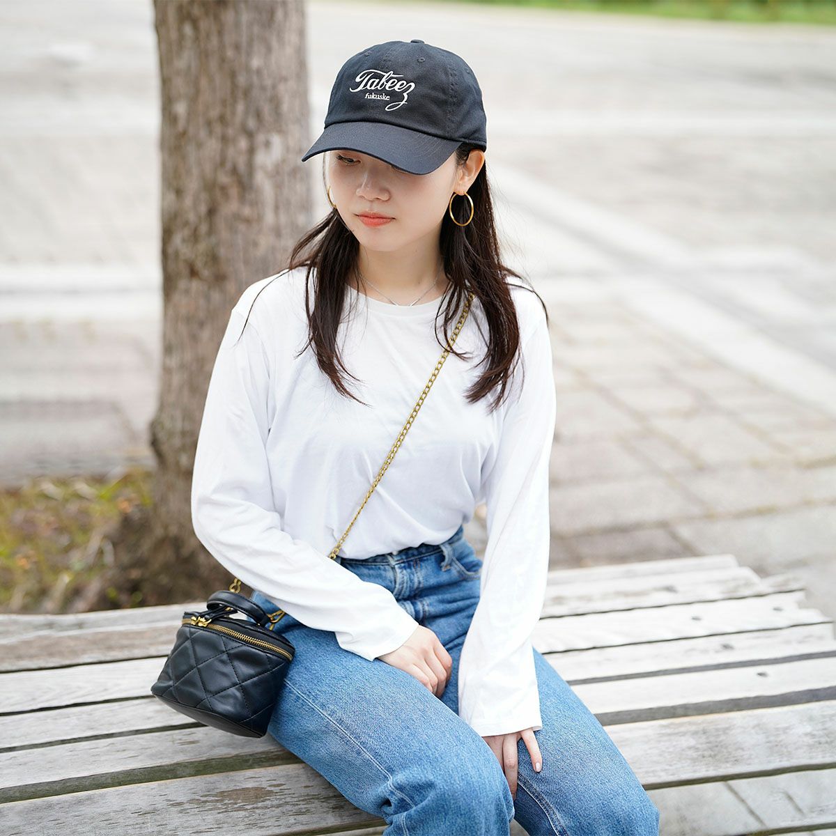 キャップ 帽子 fukuske 無地 ワンポイント刺繍 tabeez CAP23004 | 雑貨