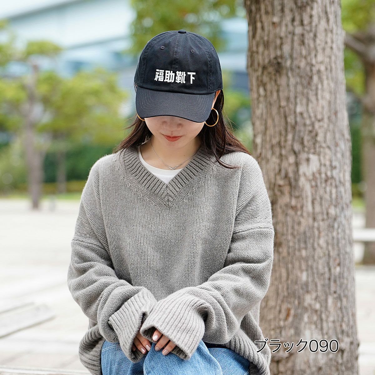 キャップ 帽子 fukuske 無地 ワンポイント刺繍 福助靴下 CAP23005