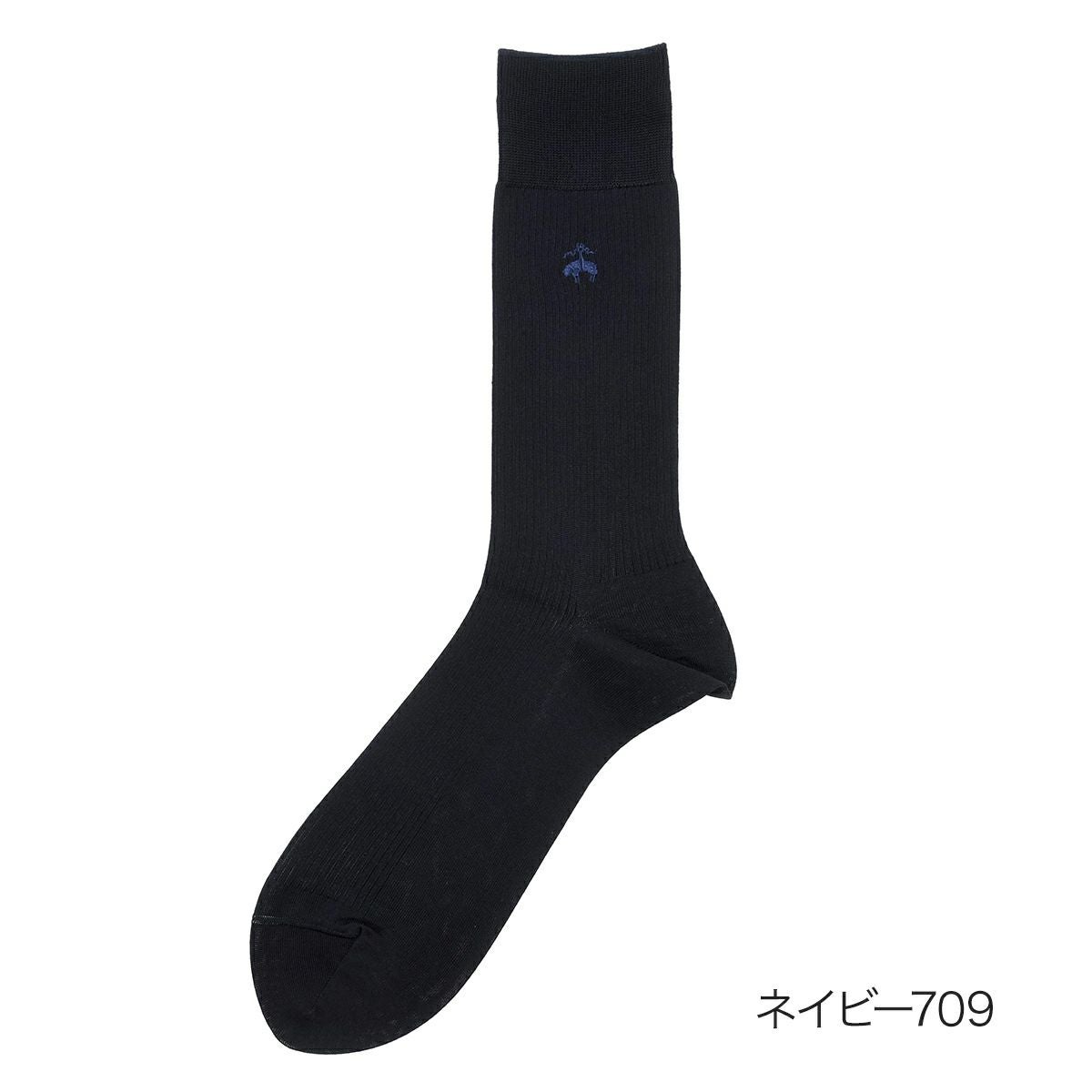 BrooksBrothers (ブルックスブラザーズ)】 靴下 無地 クルー丈 ワン