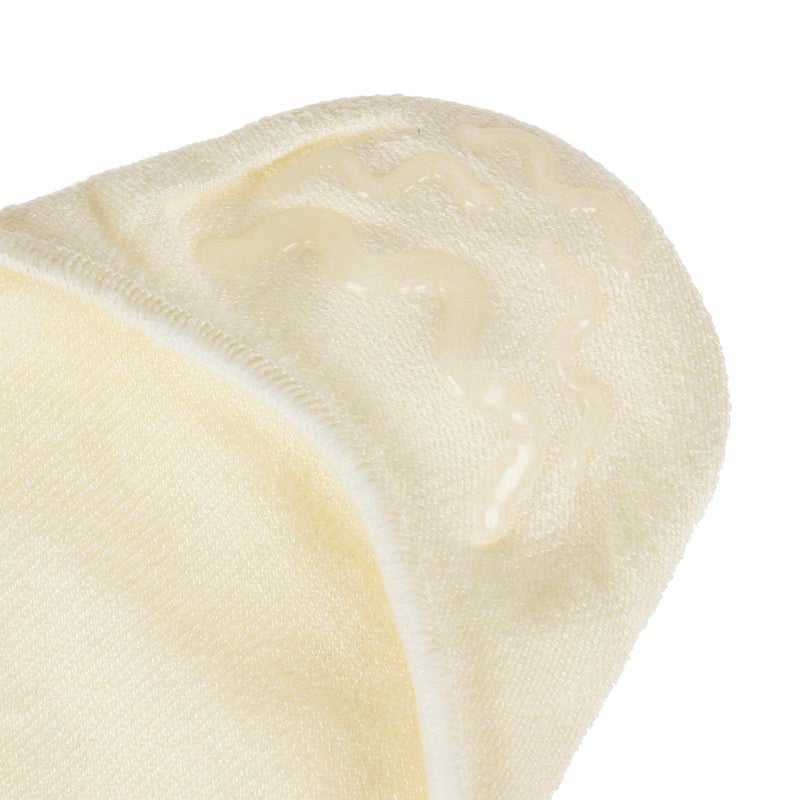 無地浅履きカバーかかと滑り止め付き