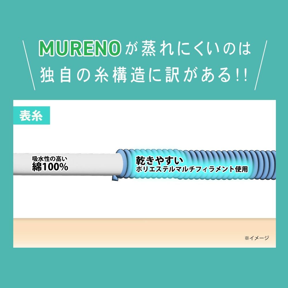 MURENO(ムレノ)】 靴下 リブ ライン ショート丈 (3160-03N) | 柄