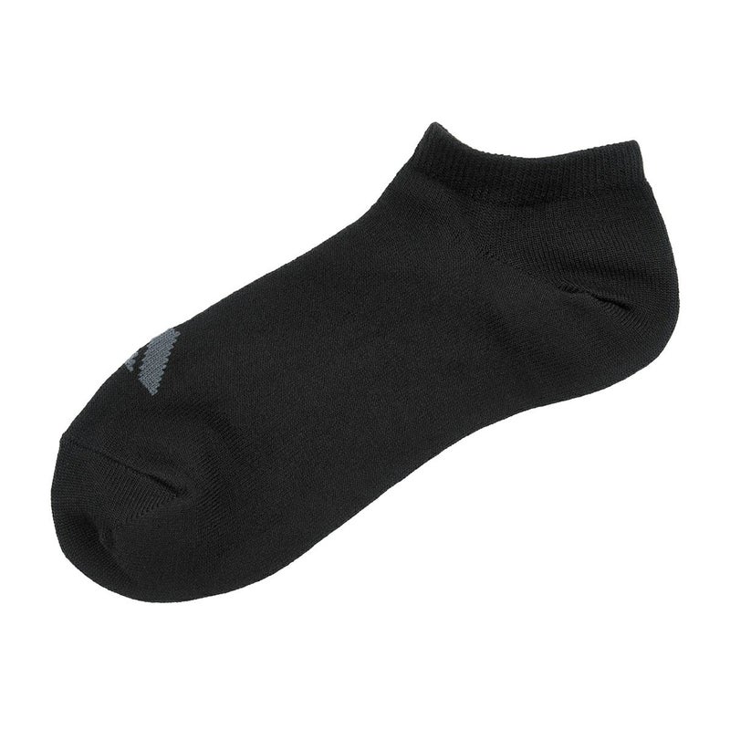 【アディダス】3足組靴下DEO無地ワンポイントスニーカー丈つま先かかと補強(06085W)