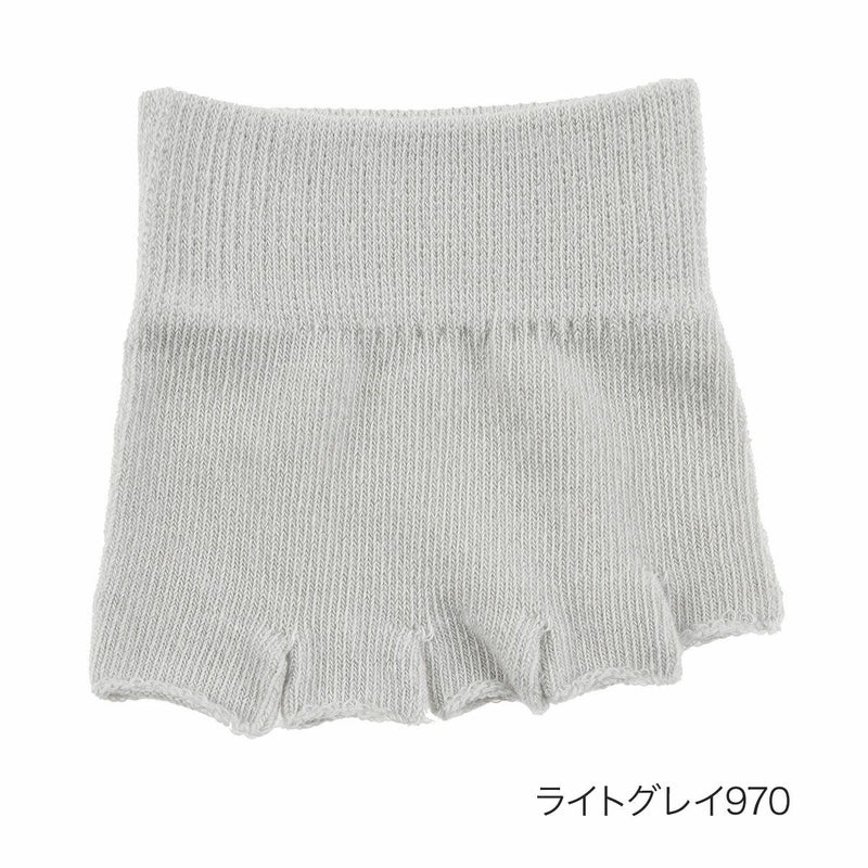 【fukuskeFUN(フクスケファン)】靴下無地パーツつま先なし5本指靴擦れ防止(3162-76N)