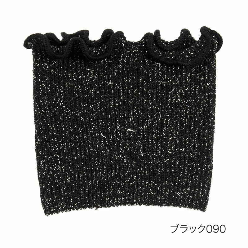 【fukuskeFUN(フクスケファン)】靴下無地ラメパーツメロー靴擦れ防止(3162-77N)