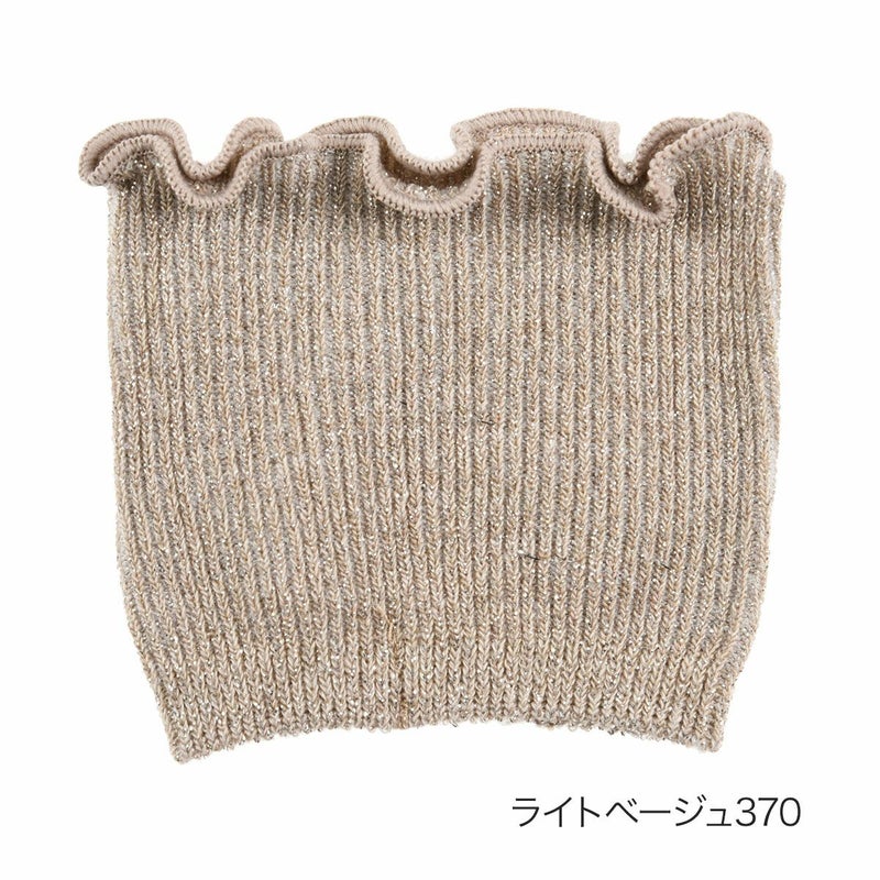 【fukuskeFUN(フクスケファン)】靴下無地ラメパーツメロー靴擦れ防止(3162-77N)