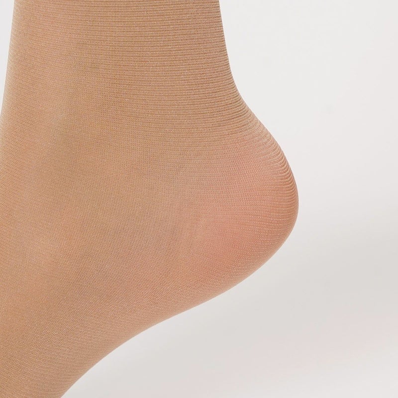 【HODOHADA(ほどはだ)：HIYAHADA】ショートストッキング無地ひざ下丈接触冷感糸(310-2001)