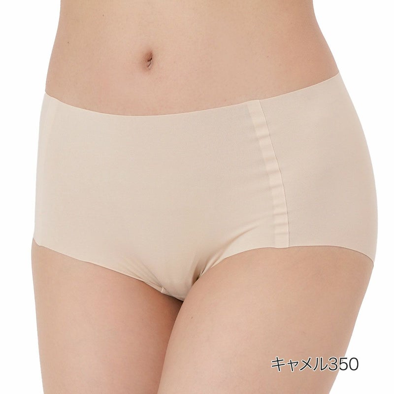 【満足】ショーツシームレスショーツ無地スタンダード(37-6615)