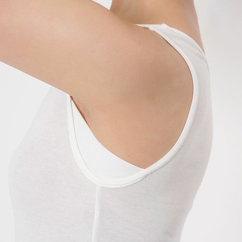 【デイリー満足】タンクトップ暑い日私の涼生活無地袖なしレーヨン素材(37V2112)