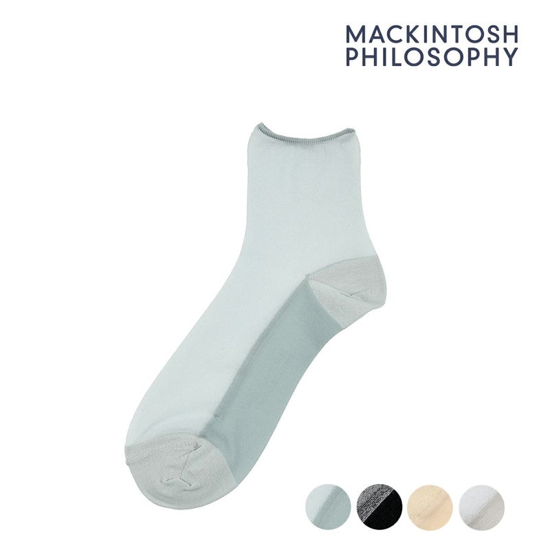 【マッキントッシュフィロソフィー】靴下シアーラメショート丈(3107-034)