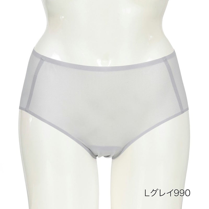 【満足美涼活】ショーツ冷やして整える無地スタンダードワイドレギパン(37-4531F)