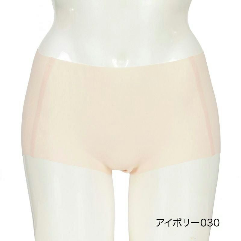 【満足】ショーツシームレスショーツ無地ボクサーシームレス(37-6618)