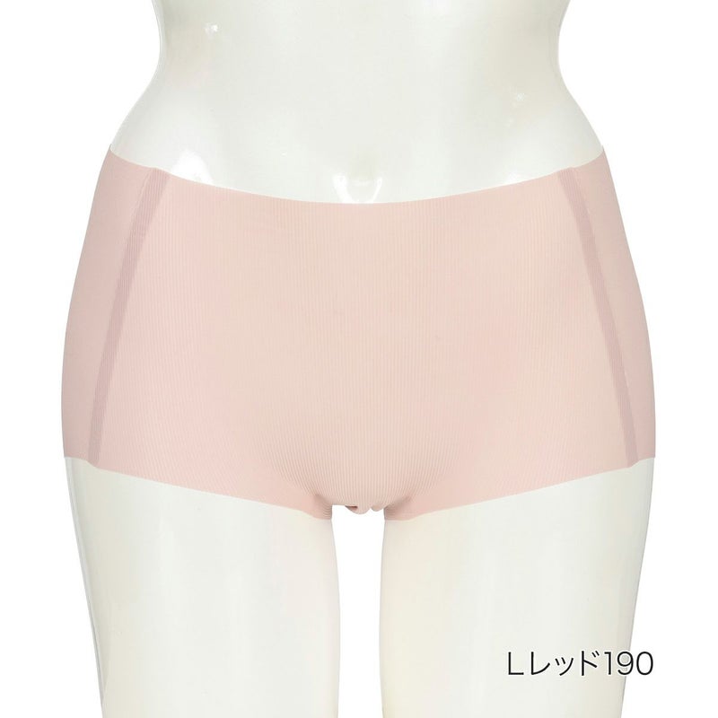 【満足】ショーツシームレスショーツ無地ボクサーシームレス(37-6618)