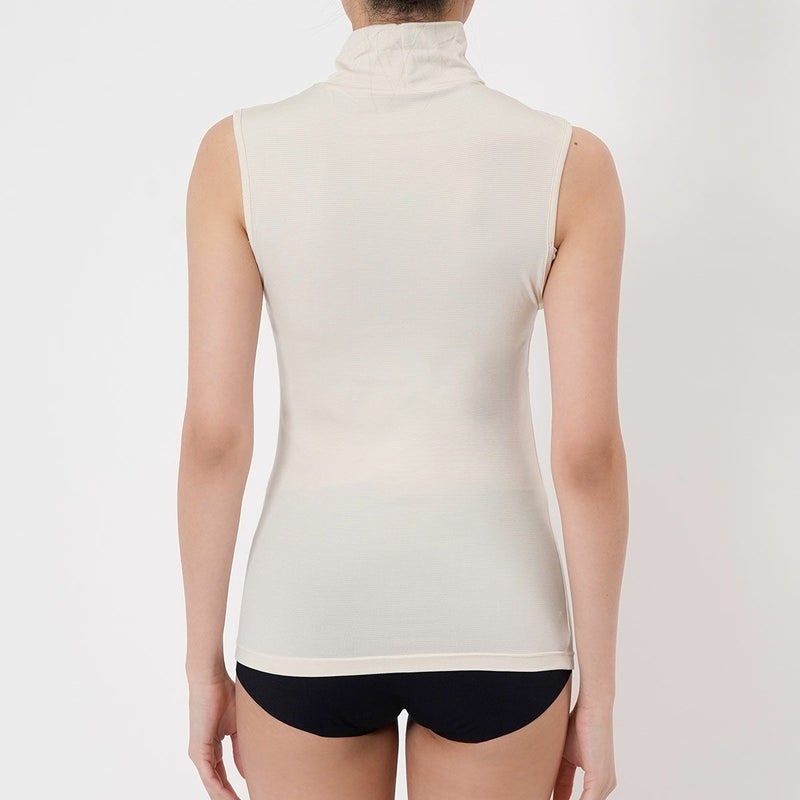 【満足】ノースリーブ360°EazyStretch無地袖なしルームウェア(37-2503)