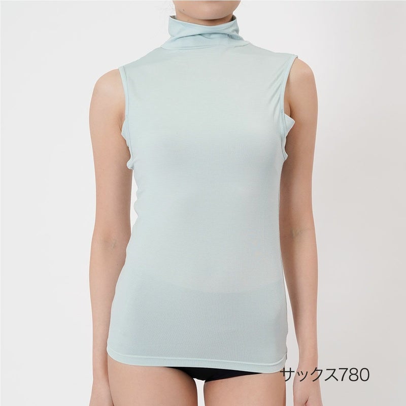 【満足】ノースリーブ360°EazyStretch無地袖なし吸水速乾(37-2503)