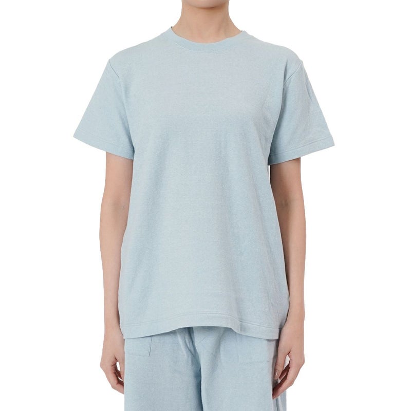 【満足】Tシャツ出雲ソフト無地三分袖クルーネックルームウェア(37P2592)