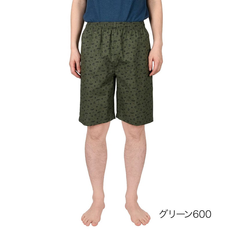 fukuske(フクスケ)ハーフパンツボタニカル柄ハーフパンツポケット付き(RM9P0012)