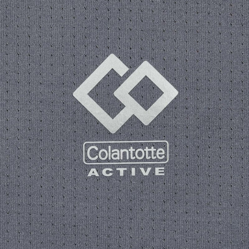 Colantotte(コラントッテ)：ACTIVE上下セット ルームウェア 無地 ワンポイント 上下セット ラグラン半袖 ハーフパンツ ストレッチメッシュ ウエストシャーリング(調節ひも有)(HRT-6001)