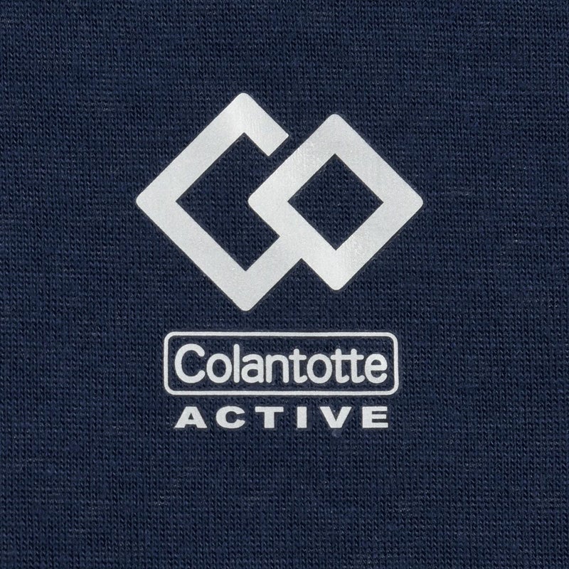 Colantotte(コラントッテ)：ACTIVEルームウェア無地ワンポイントライン上下セット半袖ハーフパンツ天竺編み(HRT-6002)