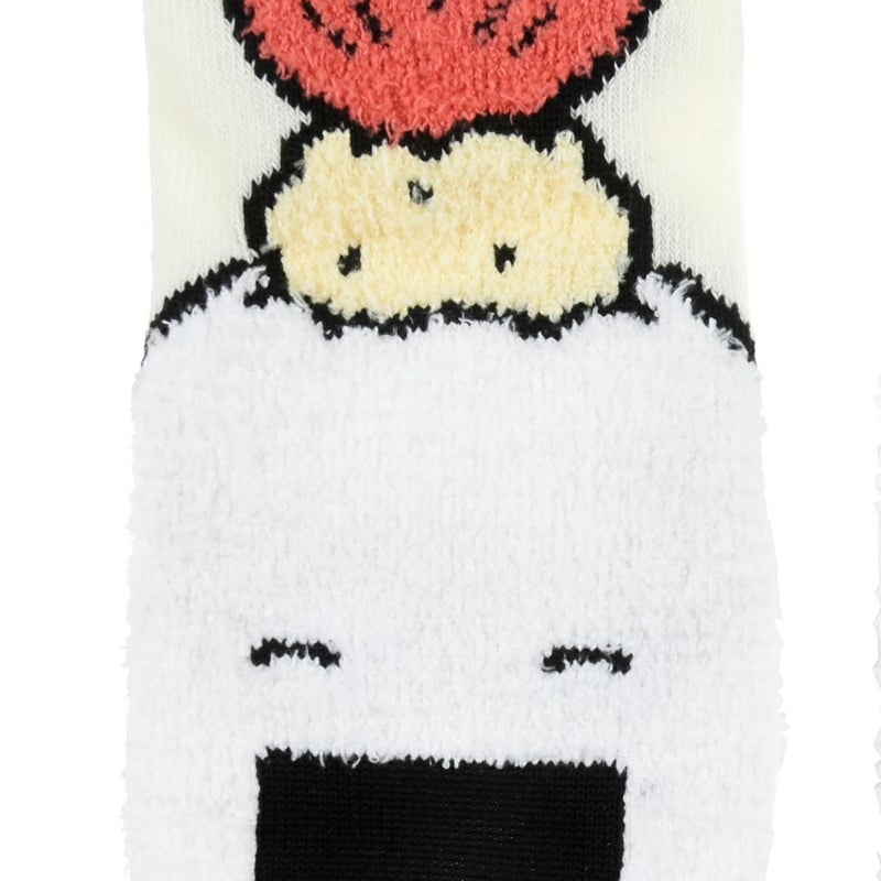 おにうめ靴下えび天柄スニーカー丈キャラクター(3183A07N)