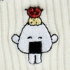 おにうめ靴下刺しゅうクルー丈キャラクター(3183A10N)
