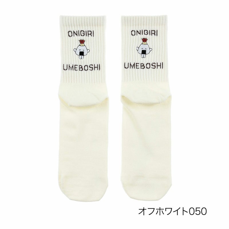 おにうめ靴下刺しゅうクルー丈キャラクター(3183A10N)