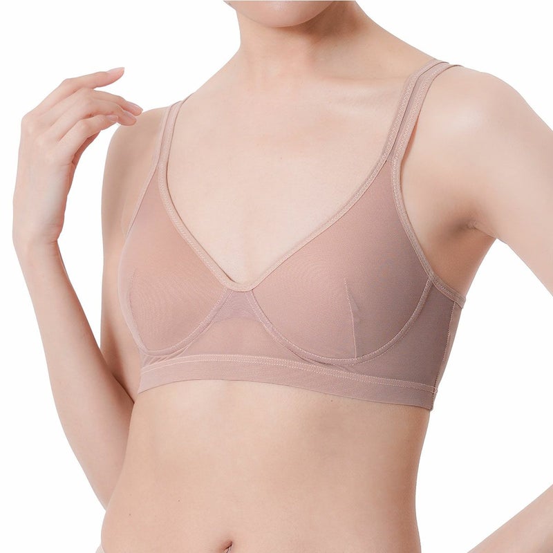 fukuskeFUN(フクスケファン)モールドブラジャー無地3/4カップパッドあり(14P1010)