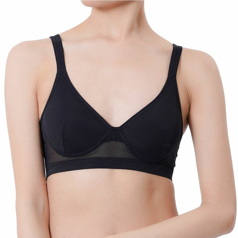 fukuskeFUN(フクスケファン)モールドブラジャー無地3/4カップパッドあり(14P1010)