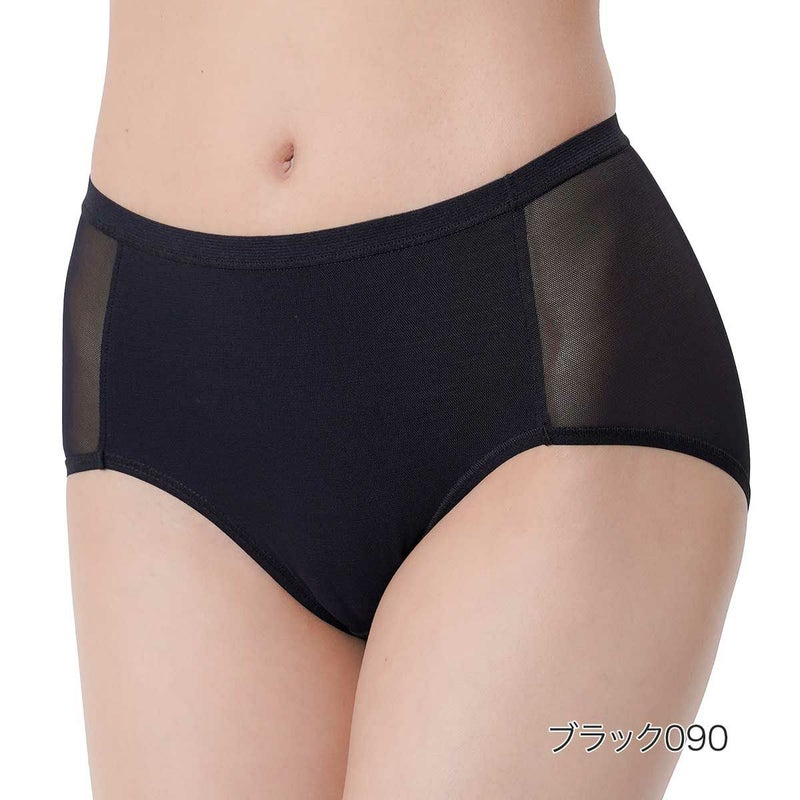 fukuskeFUN(フクスケファン)ショーツ無地スタンダードタイプ透け感(14P1011)