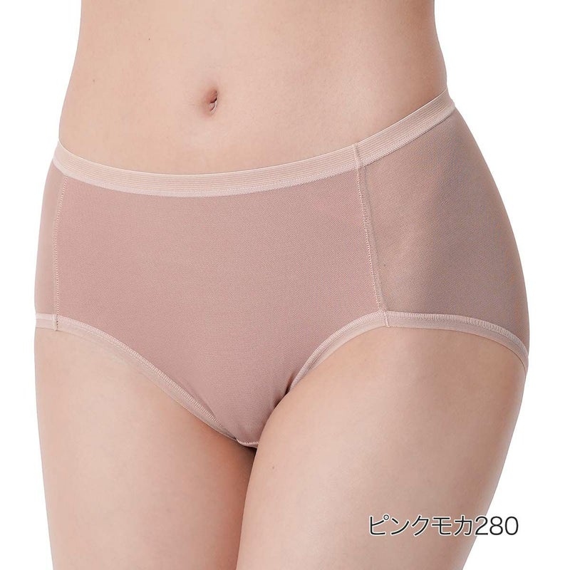 fukuskeFUN(フクスケファン)ショーツ無地スタンダードタイプ透け感(14P1011)