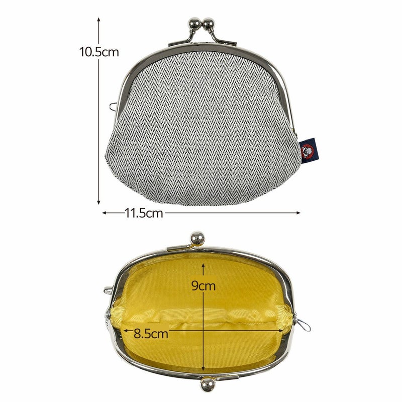 .fukuske(ドットフクスケ)：がま助財布無地3.3寸小銭入れ足袋生地使用日本製(90X90021)