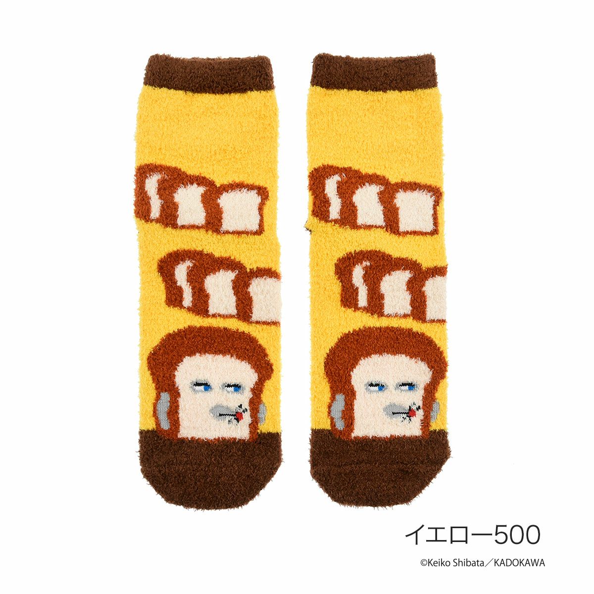 パンどろぼう】 靴下 パンどろぼう ふわふわ クルー丈 23-25cm (369