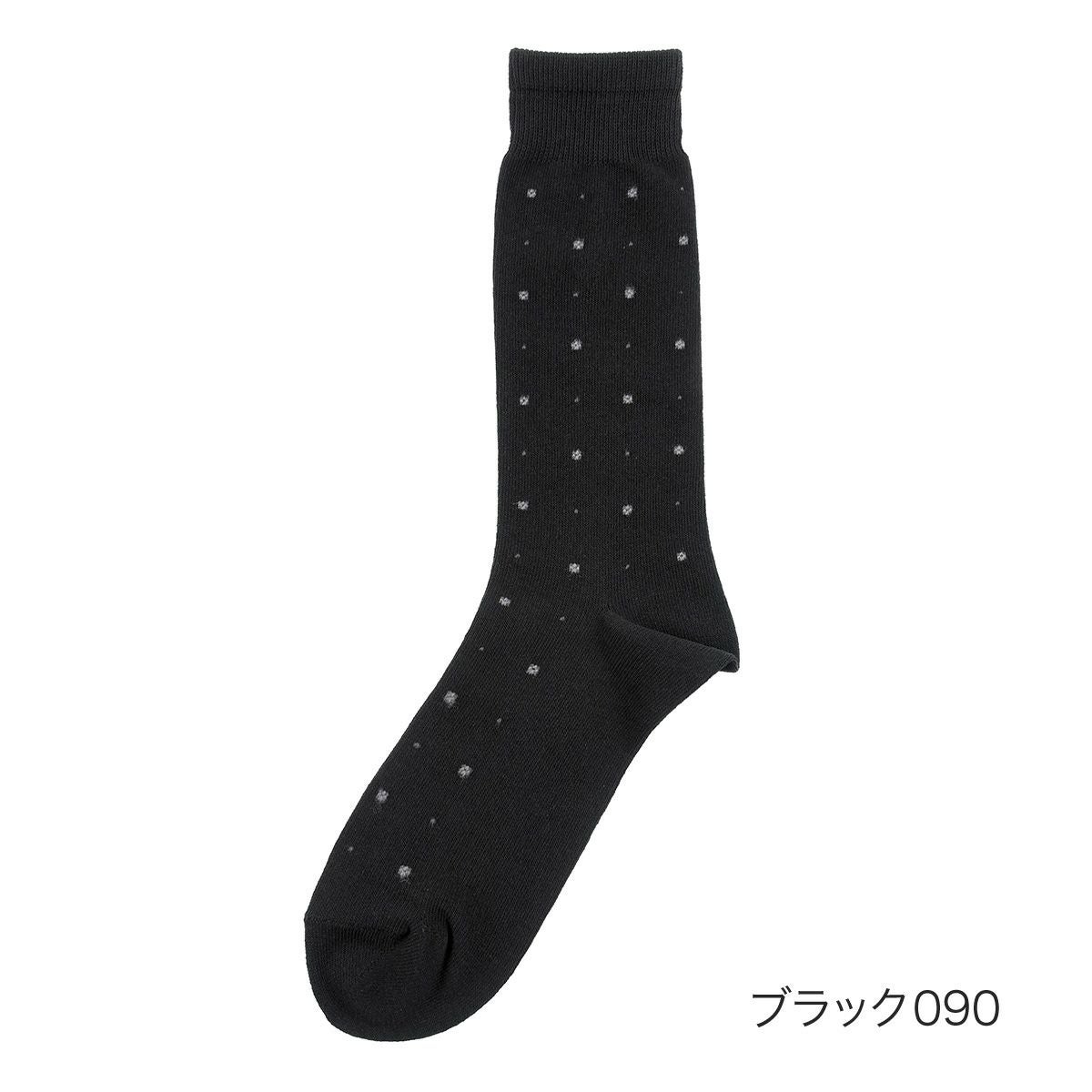 満足】 靴下 小紋ドット クルー丈 消臭(33746W) | 柄ソックス | 福助