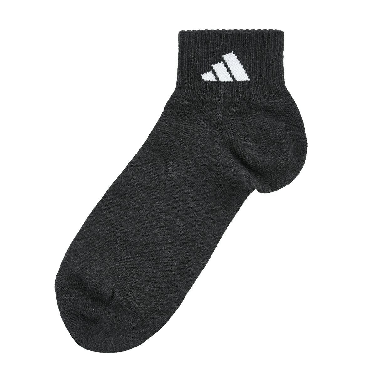 adidas(アディダス)】3足組 靴下 DEO 無地 ロゴ ショート丈 消臭
