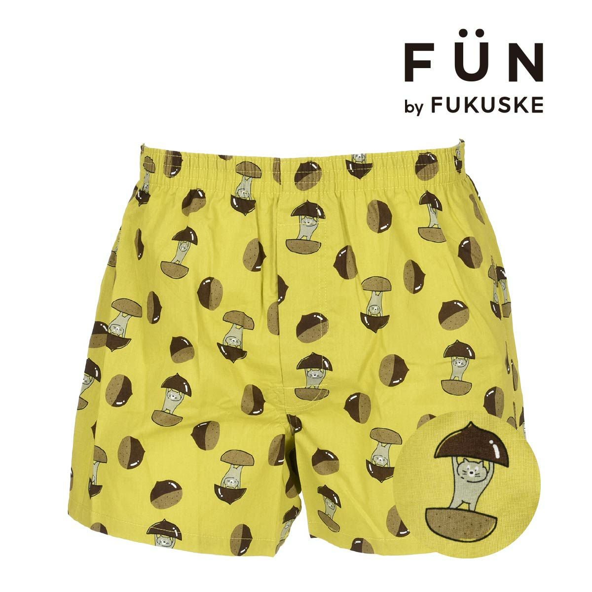 フク リクエスト品 fukuske FUN(フクスケファン)】 トランクス ネコ プリント(453P2027