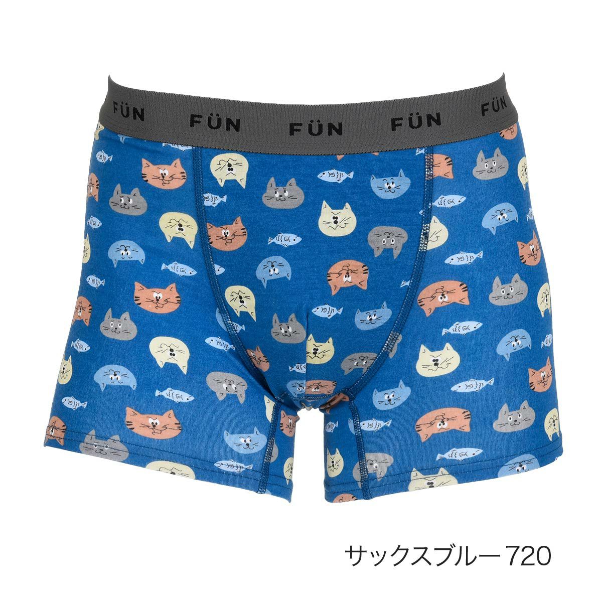 fukuske FUN(フクスケファン)】 ボクサーブリーフ ネコ ショート ベア